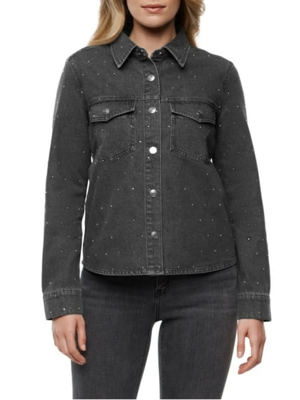 EXPRESS | Studded Denim Jacket